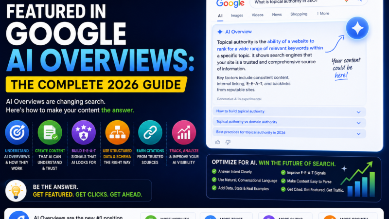How to Get Featured in Google AI Overviews: The Complete 2026 Guide