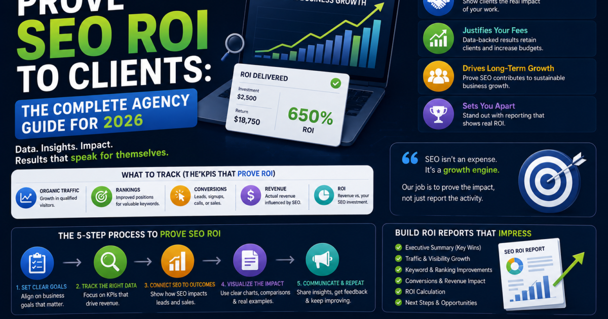 How to Prove SEO ROI to Clients: The Complete Agency Guide for 2026