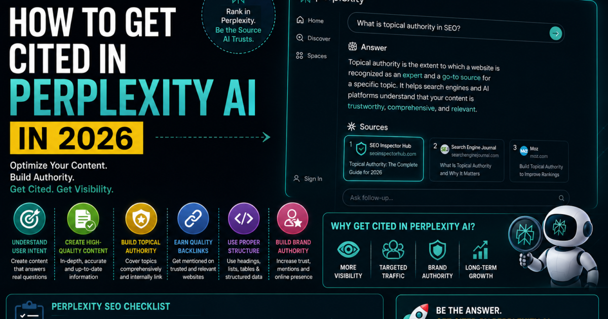 Perplexity SEO: How to Get Cited in Perplexity AI in 2026