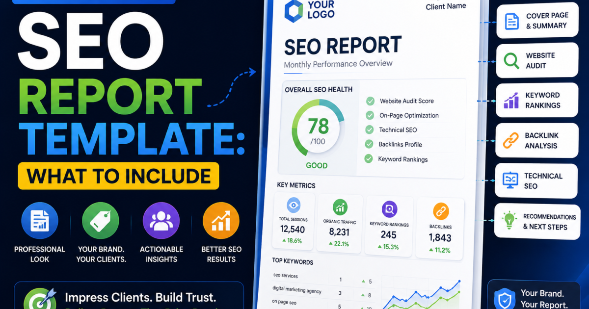 White Label SEO Report Template: What to Include