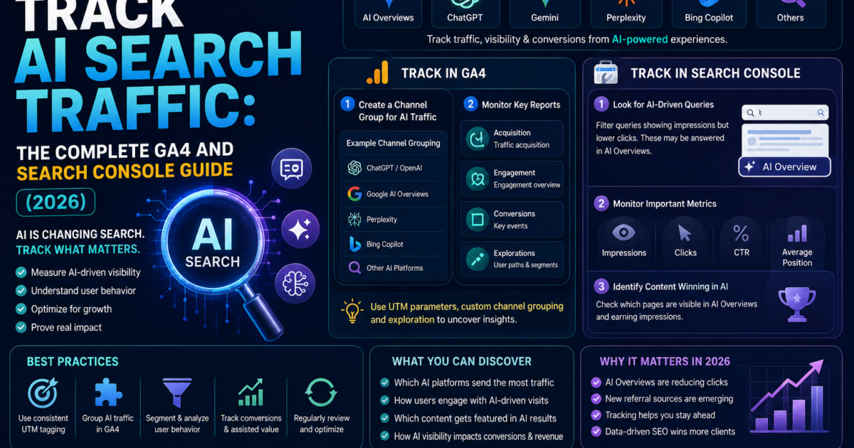 How to Track AI Search Traffic: The Complete GA4 and Search Console Guide (2026)