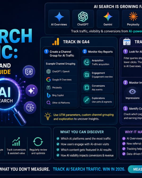 How to Track AI Search Traffic: The Complete GA4 and Search Console Guide (2026)